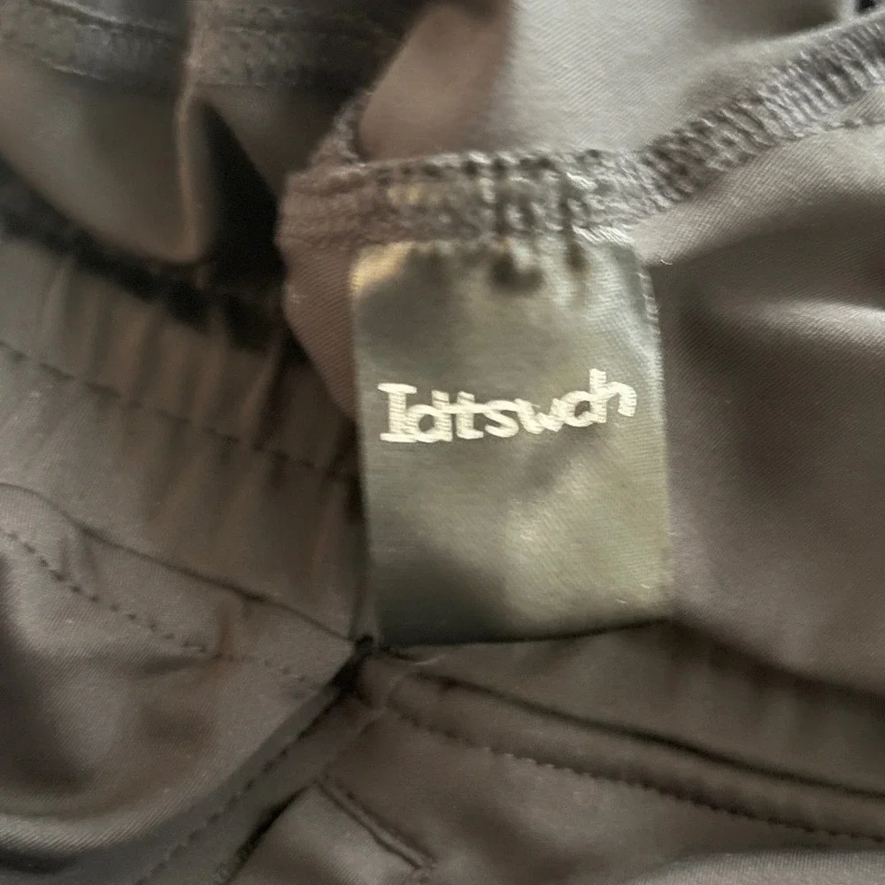 Idtswch Mens Black Active Joggers Tapered Training Pants Size M 36